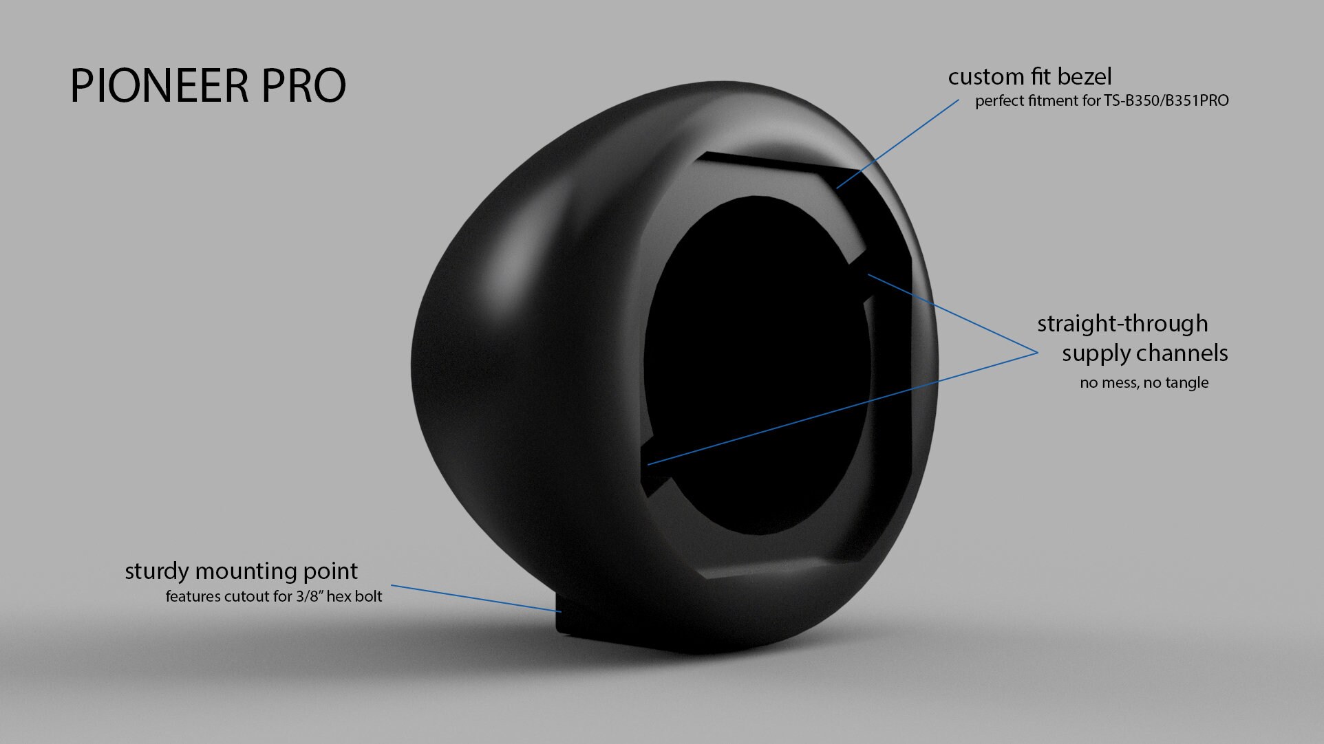 3.5 Tweeter Midrange Fullrange Pod / Housing PAIR Universal Pioneer