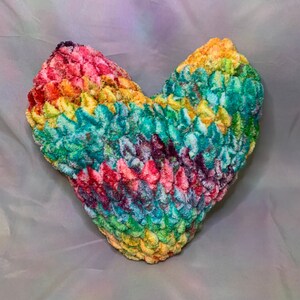 Cadeau coeur au crochet