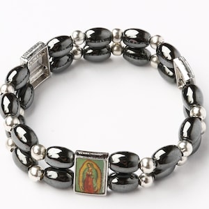 Hematite Healing Bracelet_ Double with Icons