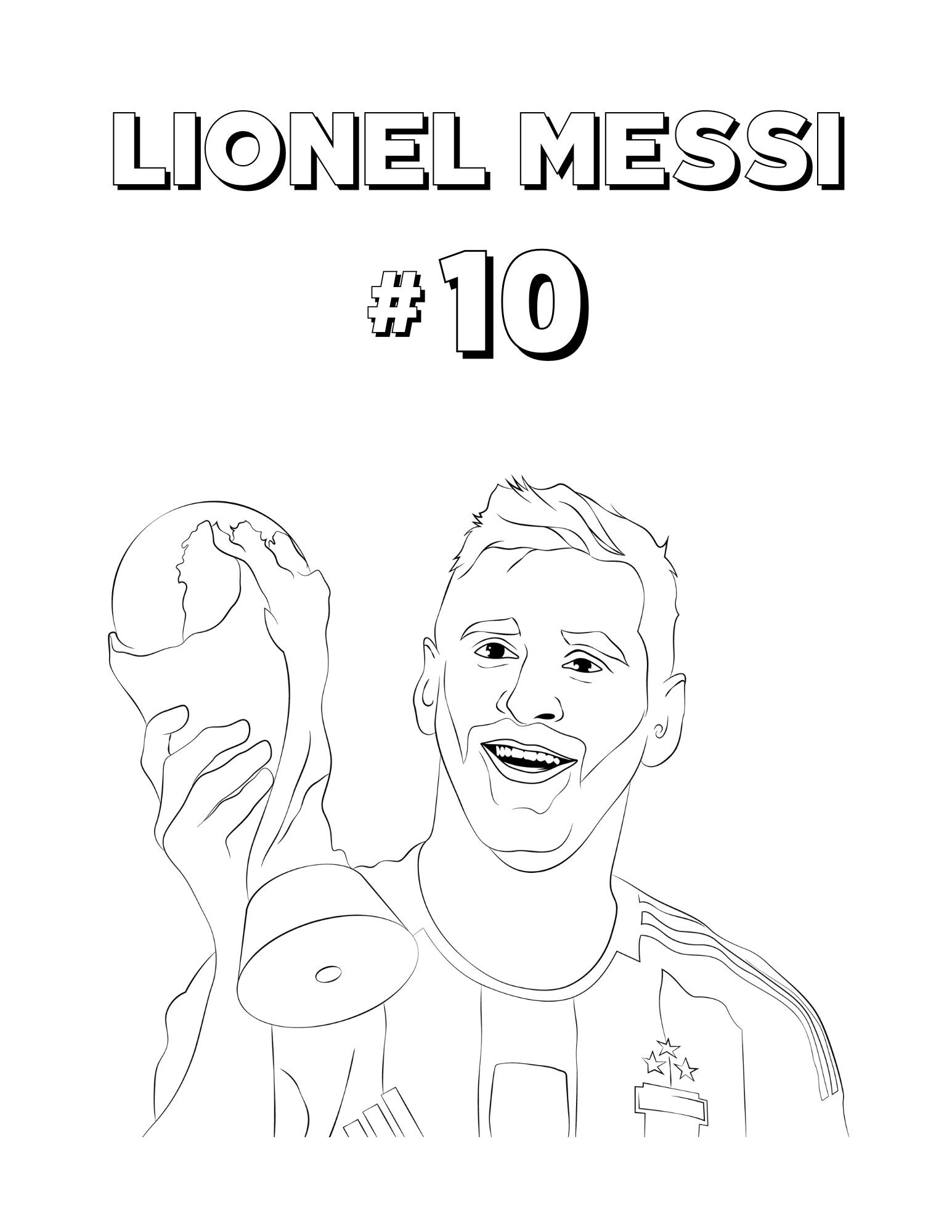 Soccer Coloring Book | INSTANT DOWNLOAD | Top 20 Players | Soccer Fan