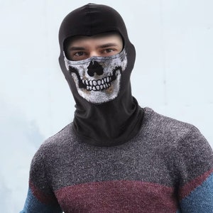 Nouveau Masque Noir Fantôme Simon Riley Crâne Cagoule De Ski