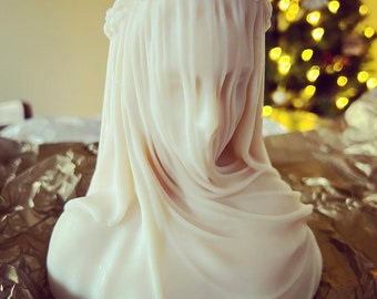 Extra Tall Veiled Lady Candle