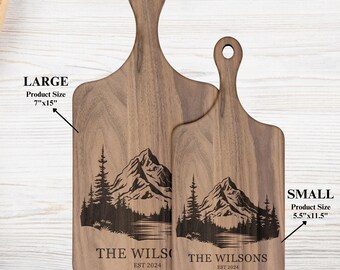 Mountain Wedding Gift Charcuterie Board | Wedding Gift For Mountain Wedding | Personalized Bridal Shower Gift | New Home Gift