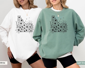 Berge Sweatshirt | Natur-Liebhaber-Geschenk | Wandern Sweatshirt | Outdoor Abenteuer Rundhalsausschnitt