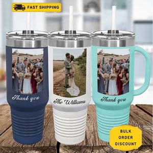 Photo 40oz Tumbler| Custom Photo Tumbler | Personalized Mug | Bridesmaid Gift | Family Memories | Christmas Gift