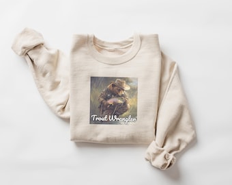 Funny Vintage Fishing Sweatshirt, Retro Fishing Sweatshirt, Fishing Sweatshirt, Outdoorsy Sweatshirt, Nature Sweatshirt, Fly Fishing Gift