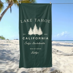 Custom Bachelorette Towel | Camp Bachelorette  | Custom Camping Towel | Party Favor | Personalized  Beach Towel | Camp Bach