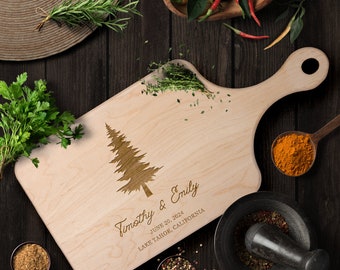 Mountain Wedding Gift Charcuterie Board | Wedding Gift For Mountain Wedding | Personalized Bridal Shower Gift | New Home Gift