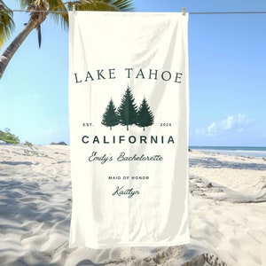 Custom Bachelorette Towel | Camp Bachelorette  | Custom Camping Towel | Party Favor | Personalized  Beach Towel | Camp Bach
