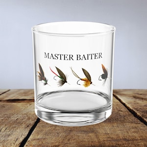Fisherman Gift | Fishing Gift|  Fathers Day Gift | Fly Fishing | Whiskey Glass  | Funny Fishing | Fishing Whiskey Glass | Personalized Gift