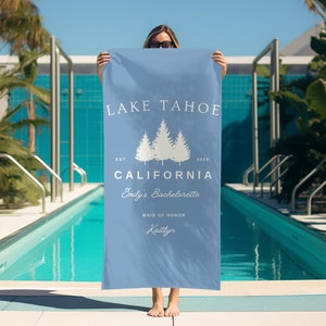 Custom Bachelorette Towel | Camp Bachelorette  | Custom Camping Towel | Party Favor | Personalized  Beach Towel | Camp Bach