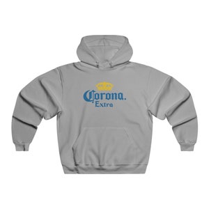 Corona Beer Men's Hoodie Corona Men's Sweatshirt Corona Lifestyle Corona Hoodie Corona Sweatshirt Corona image 3