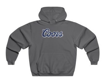 Coors Premium Hoodie - Coors Men's  Sweatshirt - Coors Classic Hoodie: Vintage Style, Brewery Merchandise, Retro Fashion, Casual Apparel