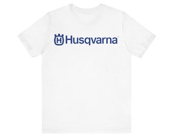 Husqvarna Jersey Tee - Embrace Adventure with Timeless Comfort - Husqvarna Premium Shirt - Husqvarna Unisex Tee