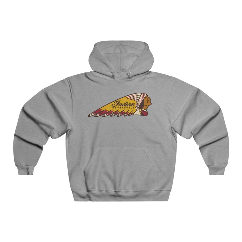 Indian Motorcycle Hoodie Indian Motorcycle Men's Sweatshirt Indian Motorcycles image 3