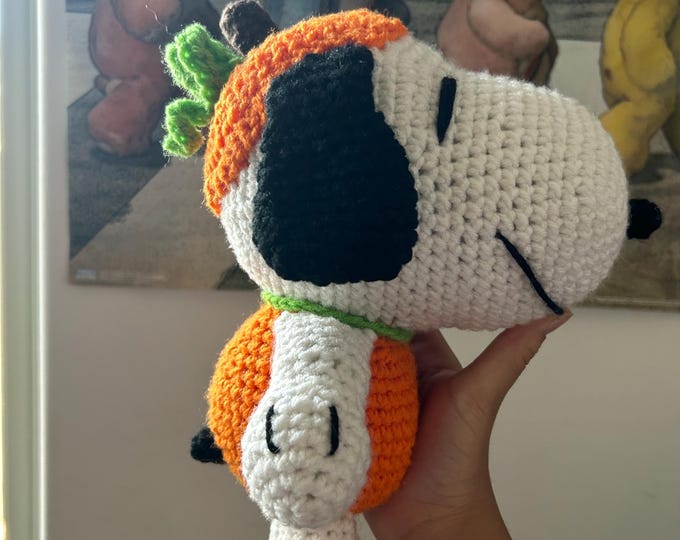 Handmade Fall Snoopy Plush - Etsy
