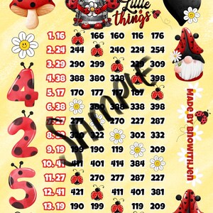 425 WTA Bingo Board