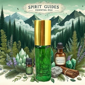 Crystal Infused Good Luck/Success Essential Oil (Spirit Guide Food/Roll-On Perfume)