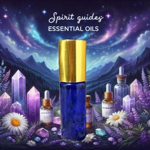 Crystal Infused Calming Essential Oil (Spirit Guide Food/Roll-On Perfume)