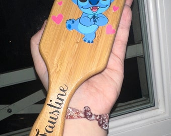 Brosse à cheveux stitch personnalisé