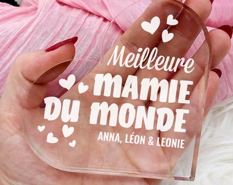 Cœur meilleure mamie grand mère fête des grands mères anniversaire naissance noël