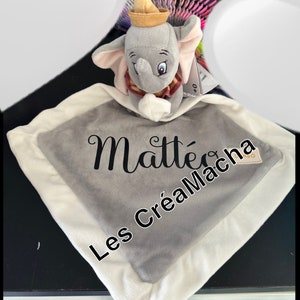 Personalized baby child soft toy Dumbo