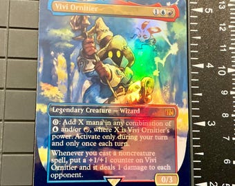 Vivi Ornitier MTG Commander Set 6x - Alt Custom Game Cards Final Fantasy -  Shoal,quicksliver,jeskai's,plate,starting Town - Etsy
