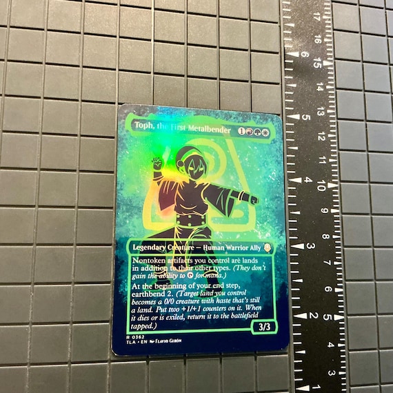 Toph, the First Metalbender - Avatar - MTG Holo Foil Proxy Card for Casual  Play - Etsy