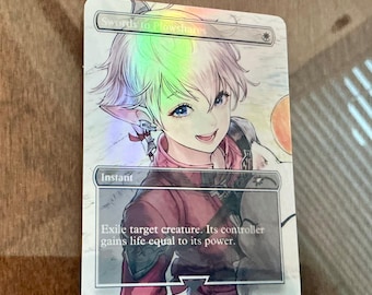 FF X MTG Holo Foil Proxy Card - Shiva (subtlety) - Holo Foil Proxy