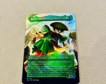 Toph, Earthbending Master - Avatar - MTG Holo Foil Proxy Card for Casual Play