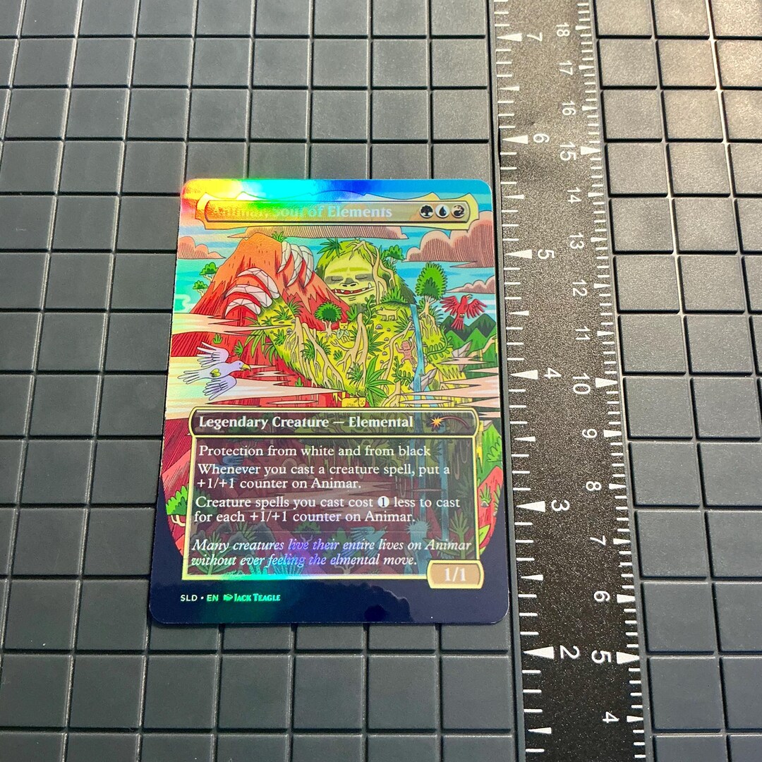 Animar, Soul of Elements - SLD - MTG Holo Foil Proxy Card for Casual ...