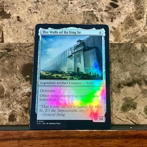 The Walls of Ba Sing Se - MTG Holo Foil Proxy Card for Casual Play