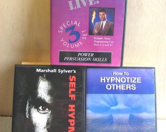 YOUR CHOICE of Marshall Sylver Videos on DVD: Self Hypnosis / How to Hypnotize Others / Power Programming Live!