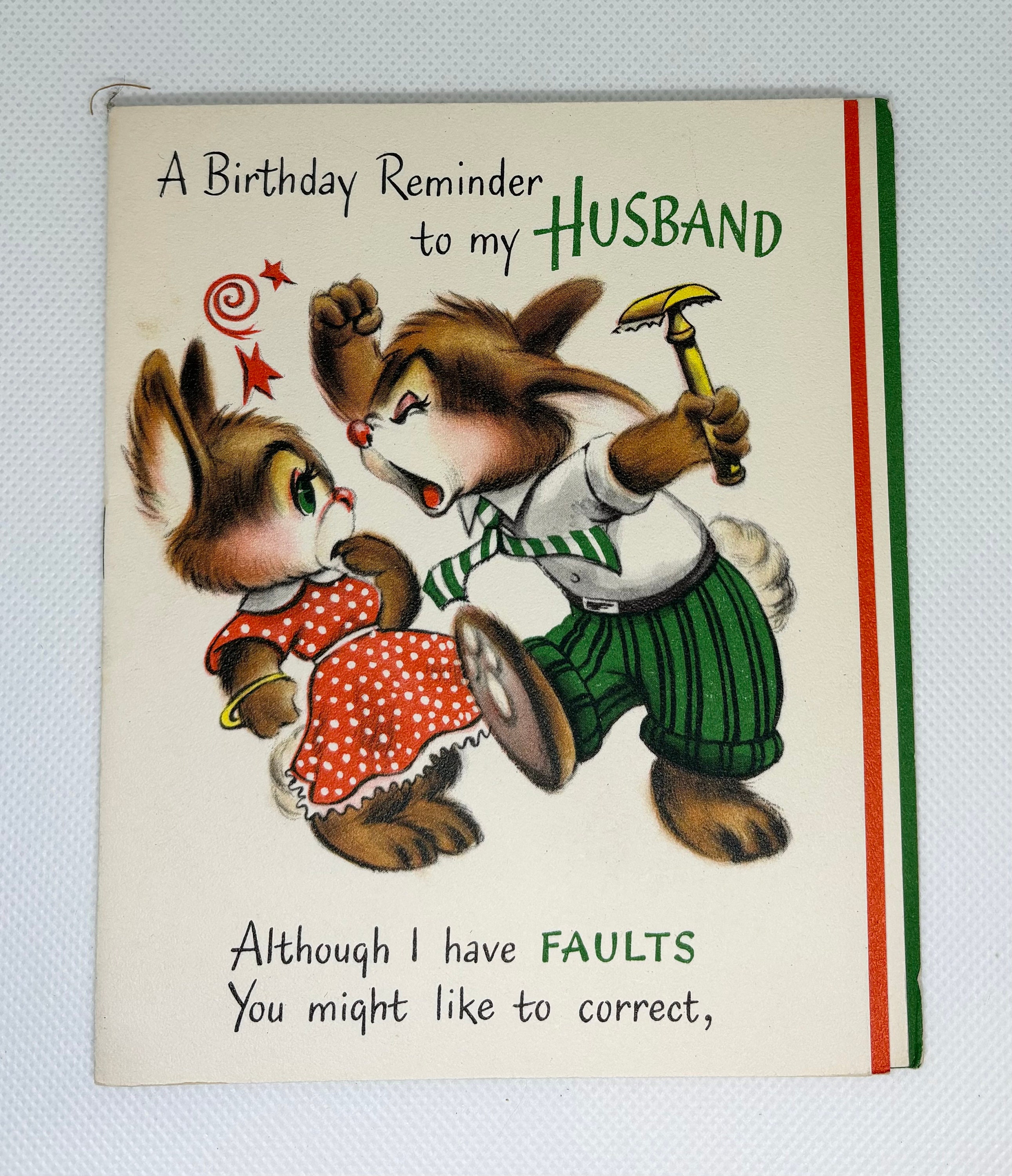 1957 Back In The Day Almanac: Libretto Di 24 Pagine / Biglietto D'auguri Vintage