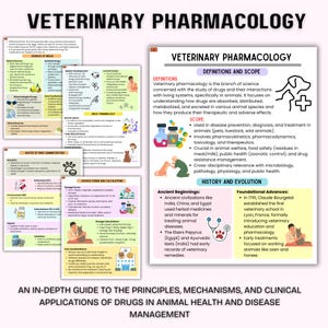 Studieanteckningar för veterinärfarmakologi | Tekniska anteckningar för veterinärmedicin | Studiehandledning för djursjuksköterska | Veterinärmedicin bild 4