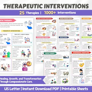 1000+ Therapeutic Intervention | Therapy Interventions | Therapy Worksheets | Mental Health Techniques | Therapy Cheat Sheet | Therapy Notes