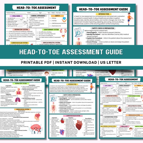 Physical Assessment Guide - Etsy