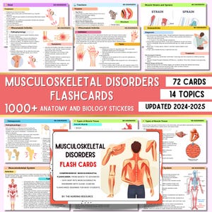 Cartes-éclair sur les troubles musculosquelettiques | Soins infirmiers de l'appareil locomoteur | Guide d'étude des soins infirmiers
