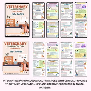 Studieanteckningar för veterinärfarmakologi | Tekniska anteckningar för veterinärmedicin | Studiehandledning för djursjuksköterska | Veterinärmedicin bild 7