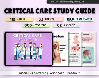 Critical Care Study Guide Bundle | 2024-25 Edition | The Nursing Resource