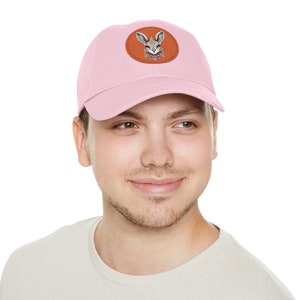 Tribal Rabbit Dad Hat mit Lederpatch (rund) Bild 6