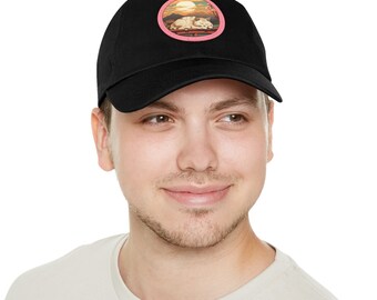 Sleepy Cat Papa Hut mit Lederpatch (Rund)