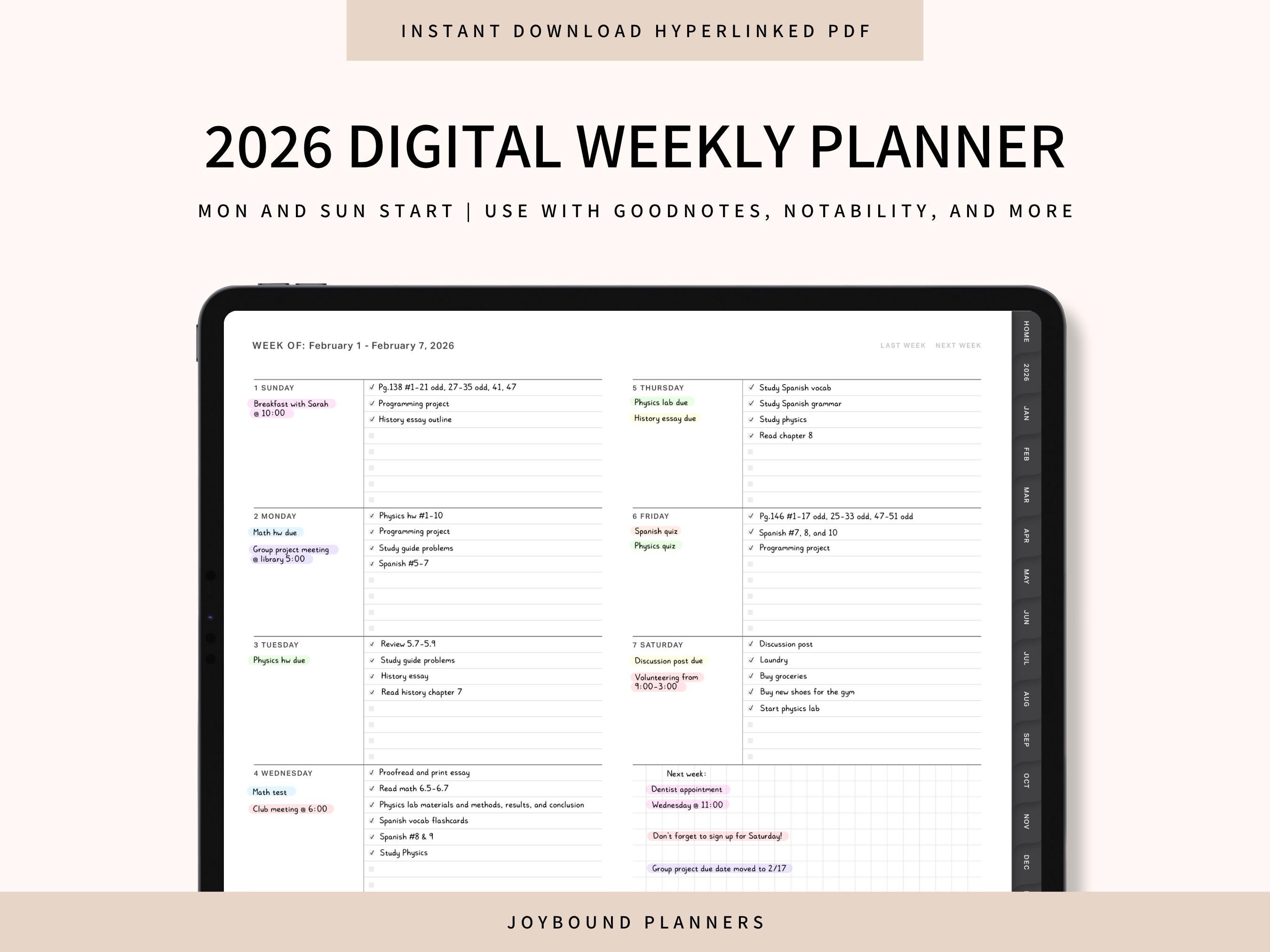 Calendario de cuadrícula simple - Etsy México, image size:2700x2025