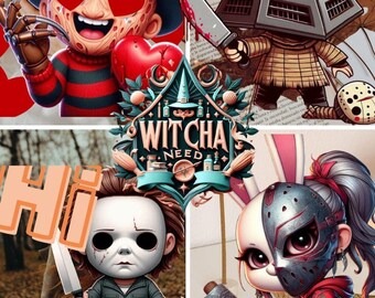 3 ANIMIERTE 3 Still Twitch Horror Emotes