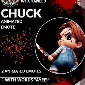 2 Chuck Animated Twerk Emotes | Twitch Emotes | Animated Twitch Emotes | Halloween Emotes | Horror Movie Emotes | DBD Emotes