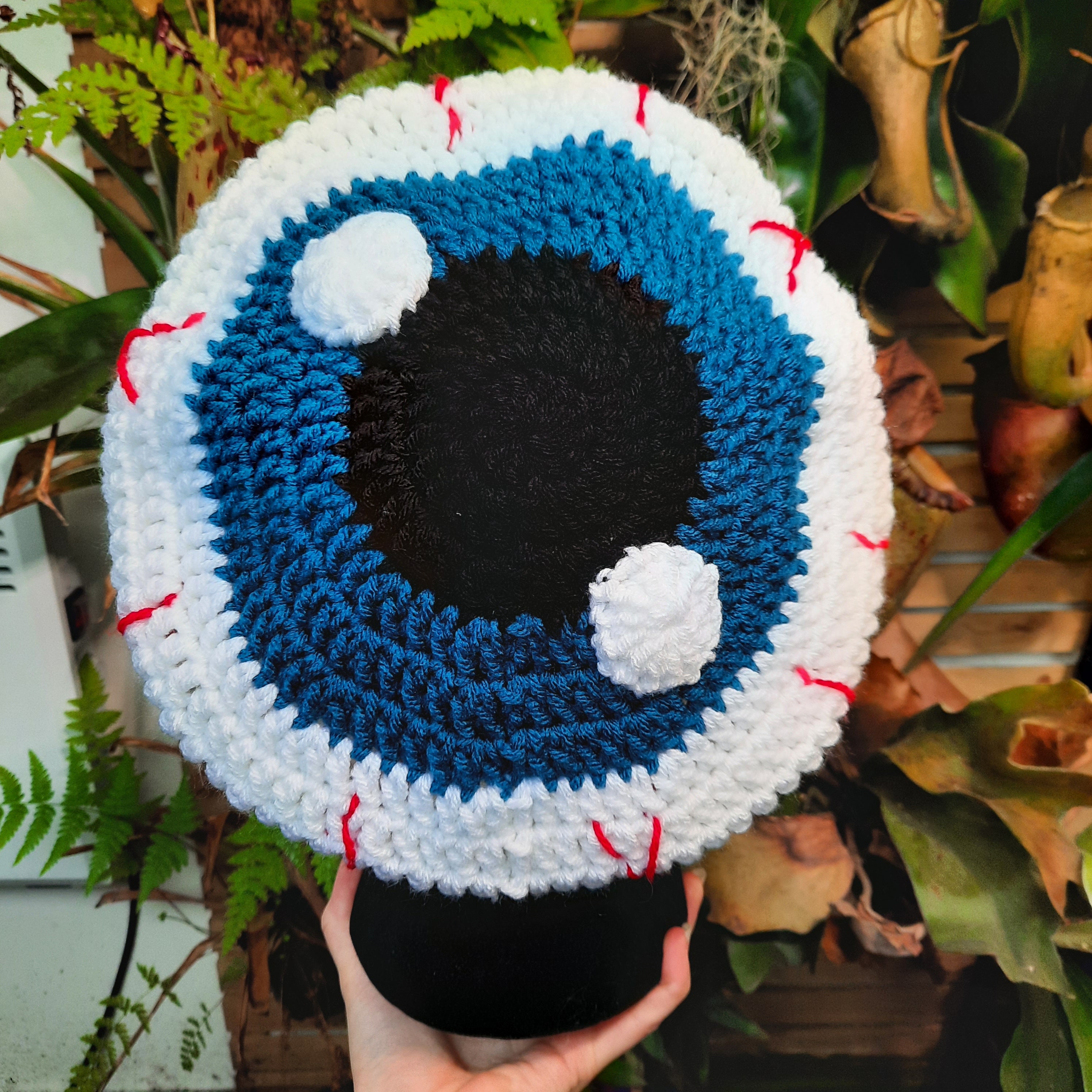 40 Eye Crochet Patterns: Mesmerizing Designs for Every Crochet Enthusiast 30 Eyeball beret crochet