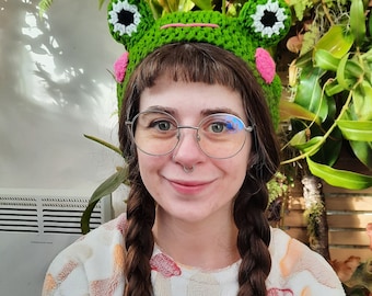 PDF Froggy beret crochet pattern