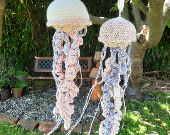 PDF realistic Jellyfish hanger crochet pattern