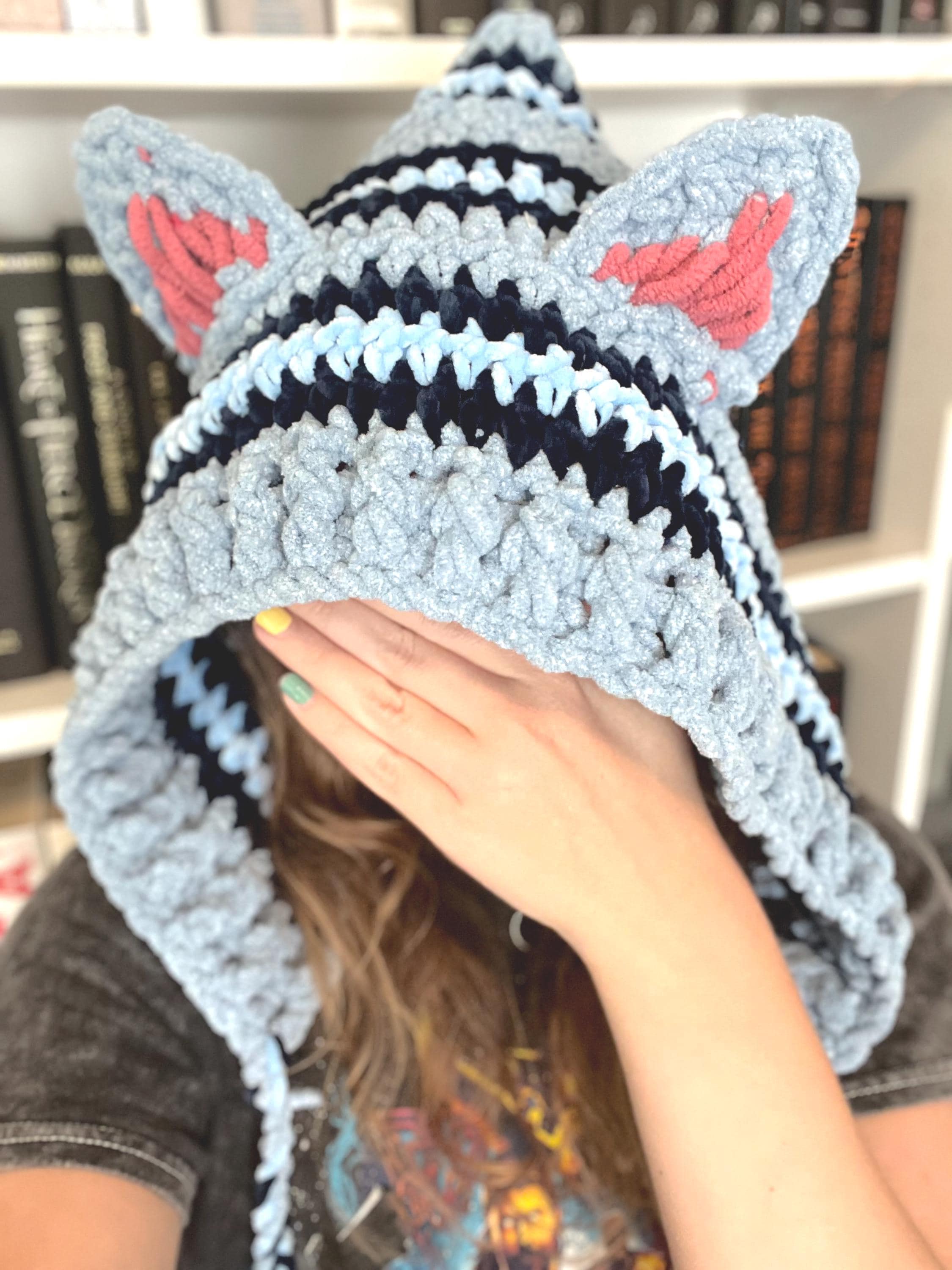 Derpy Tiger Hooded Hat PATTERN - Etsy