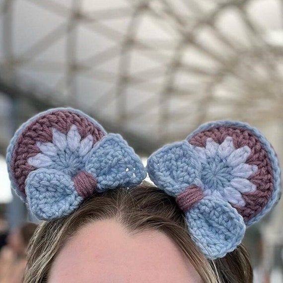 Magical Mouse Crochet Hair Clips and Carrying Case PATTERN- Adult and Kid Sizes!